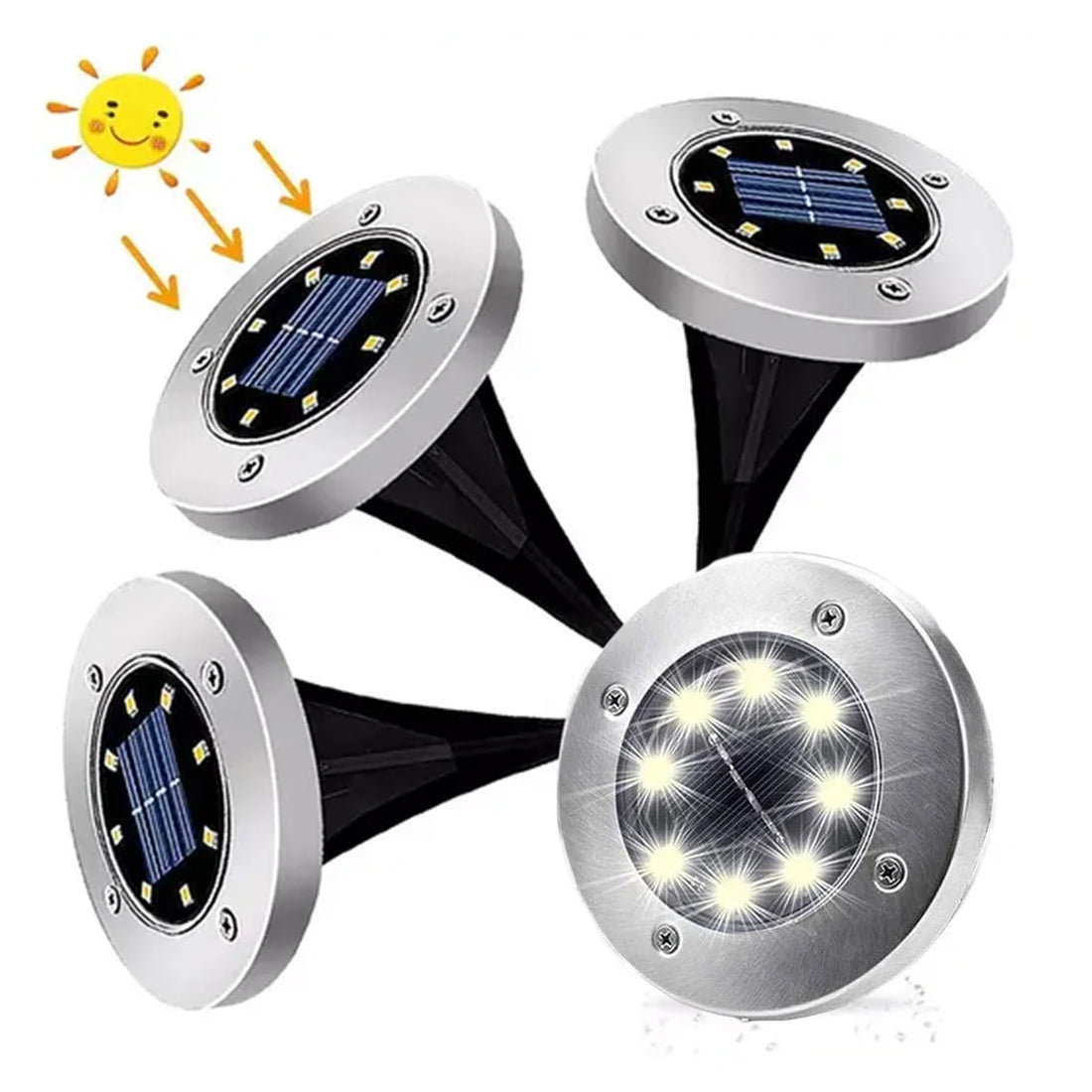 Solar Ground Light (4pcs)