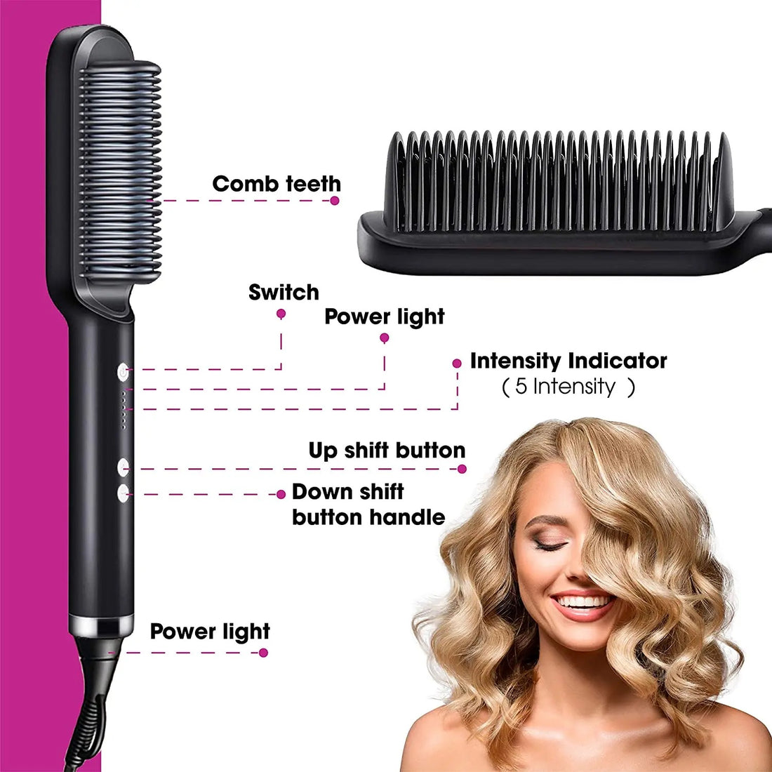 Heated Hair Straightener