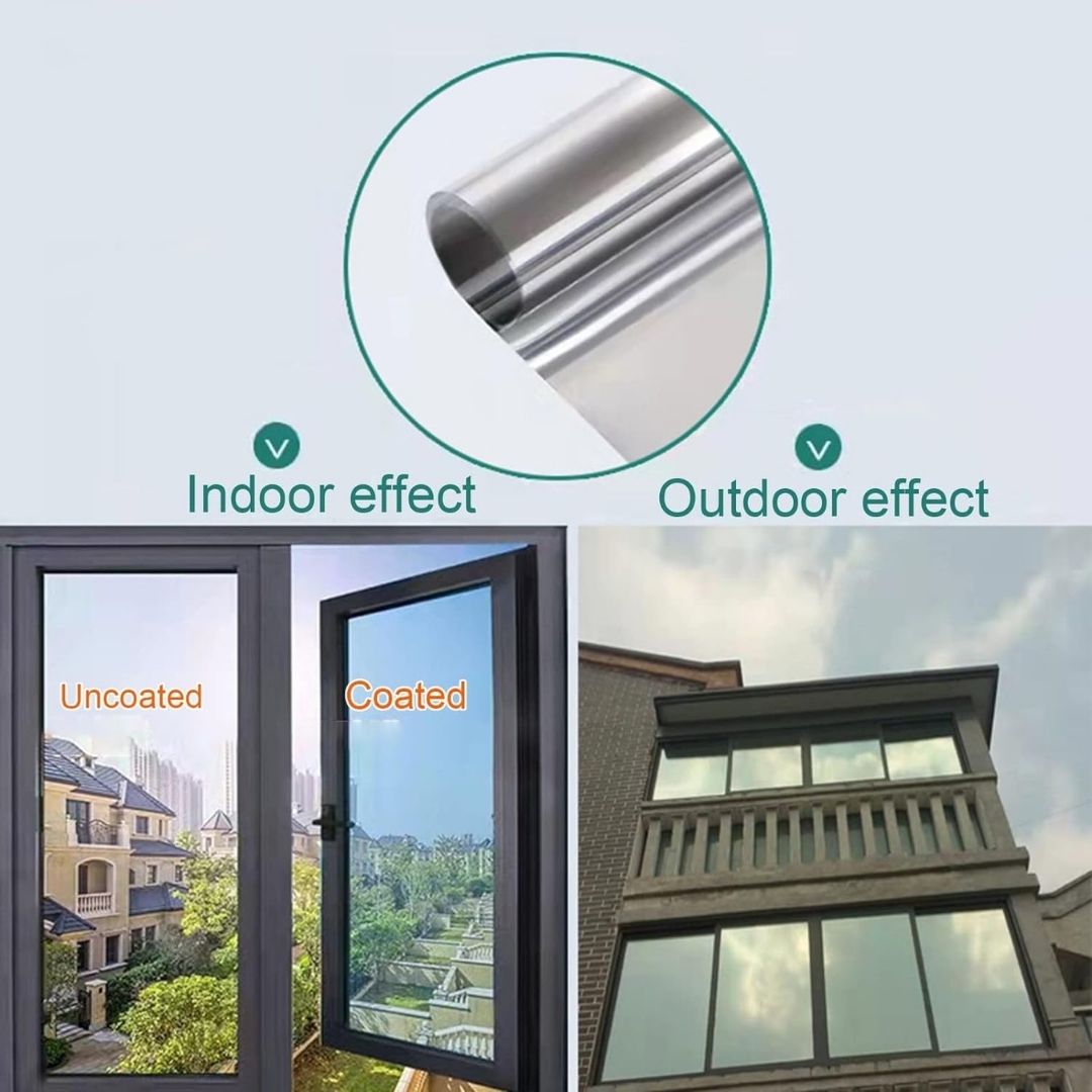 Window Film – Heat & Sunlight Insulation (120 x 100 cm)