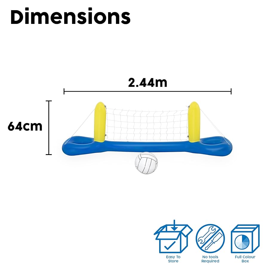 Inflatable Volleyball Pool Set