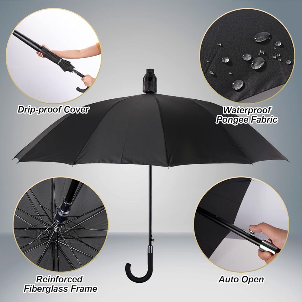 Heavy Duty Umbrella (Black)