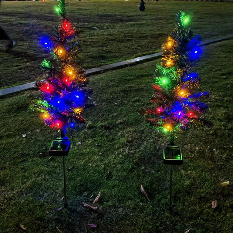 2-Pack Christmas Solar Tree