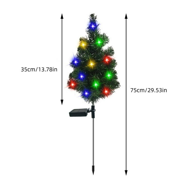 2-Pack Christmas Solar Tree