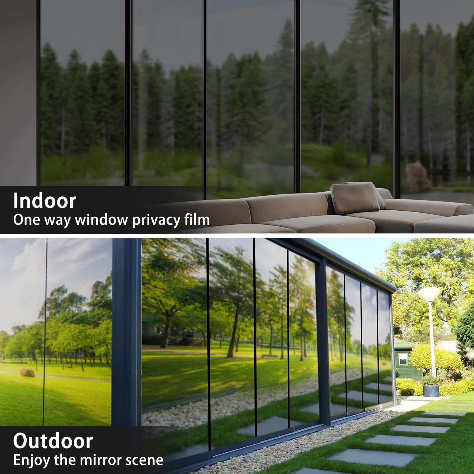 Window Film – Heat & Sunlight Insulation (120 x 100 cm)