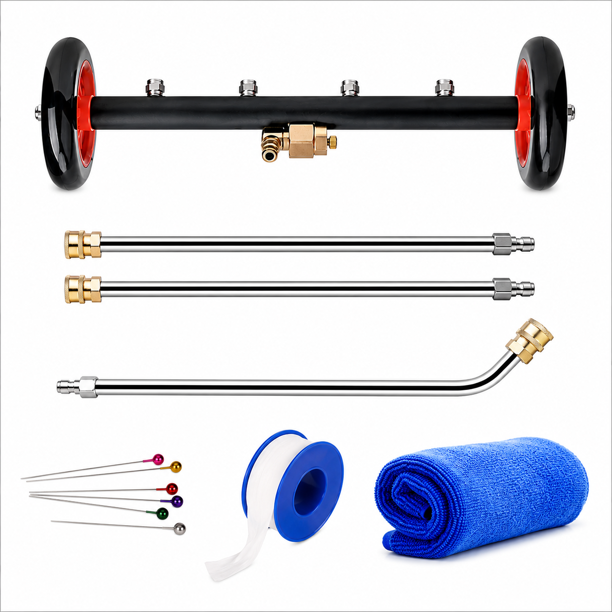 2-in-1 Pressure Washer Surface Cleaner