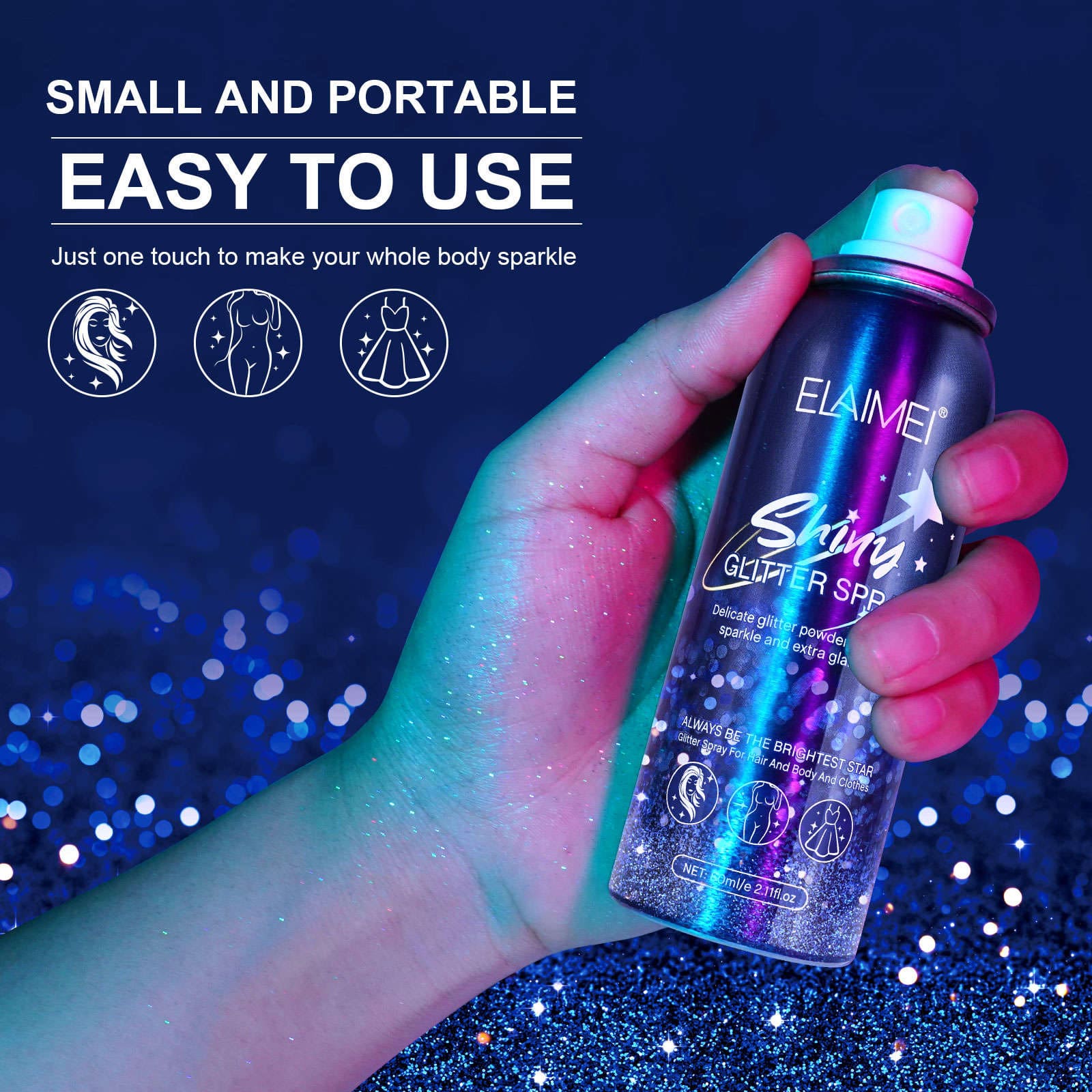 Shiny Glitter Spray