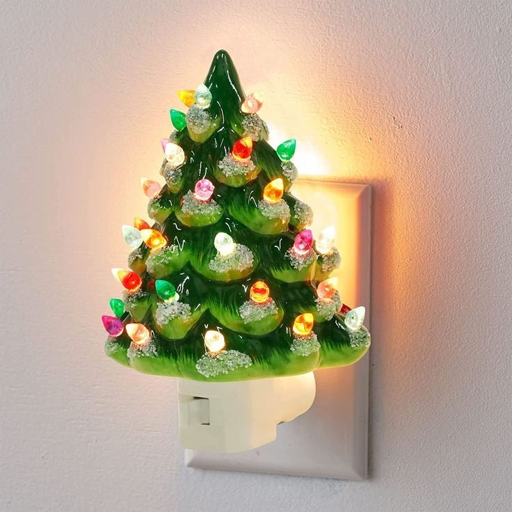 Ceramic Christmas Tree Light