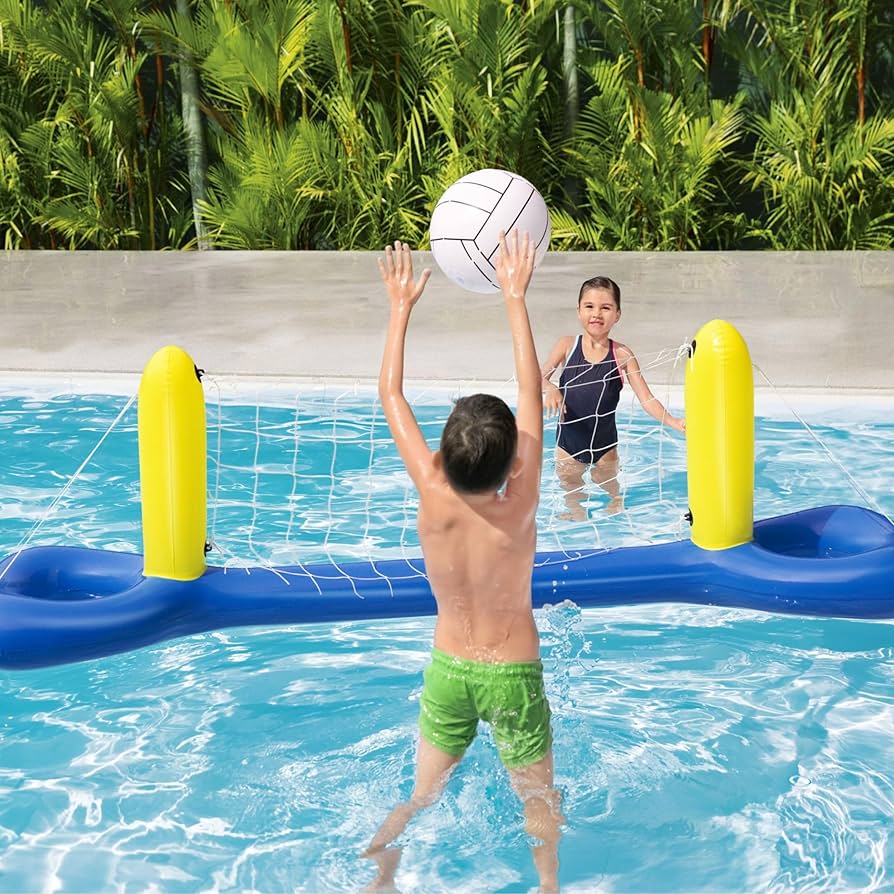 Inflatable Volleyball Pool Set