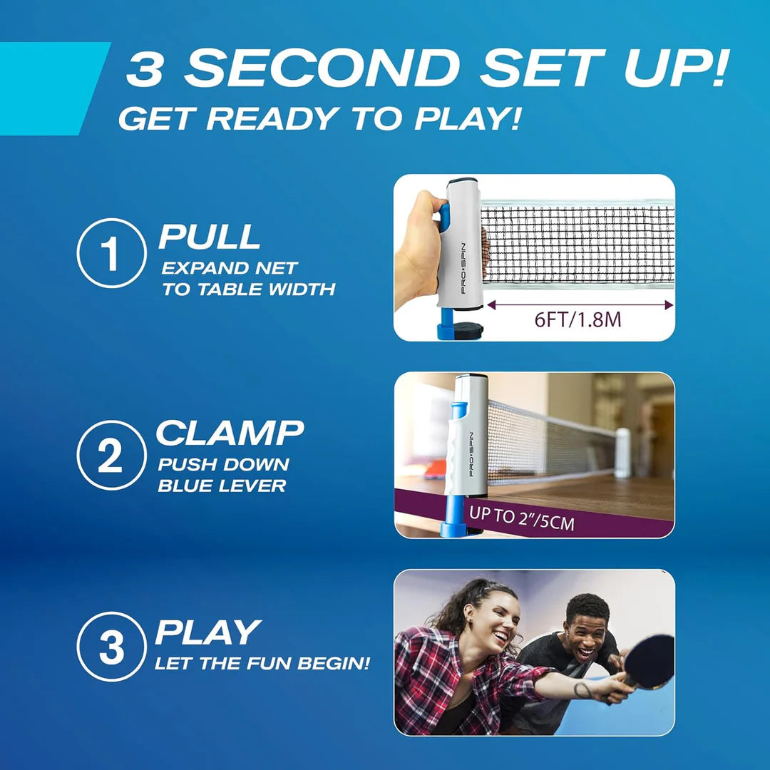 Portable Ping Pong Set