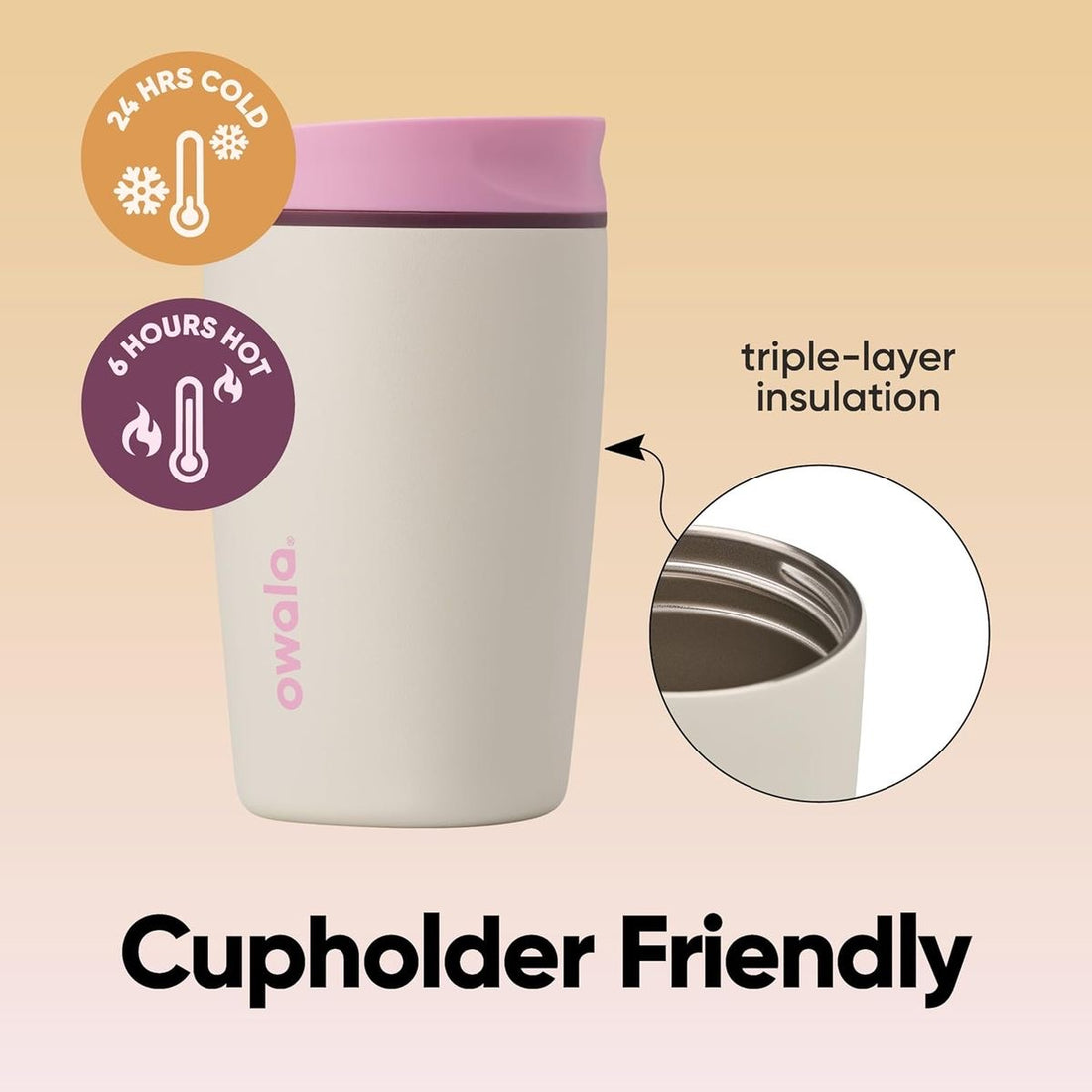 Owala SmoothSip Slider 12oz