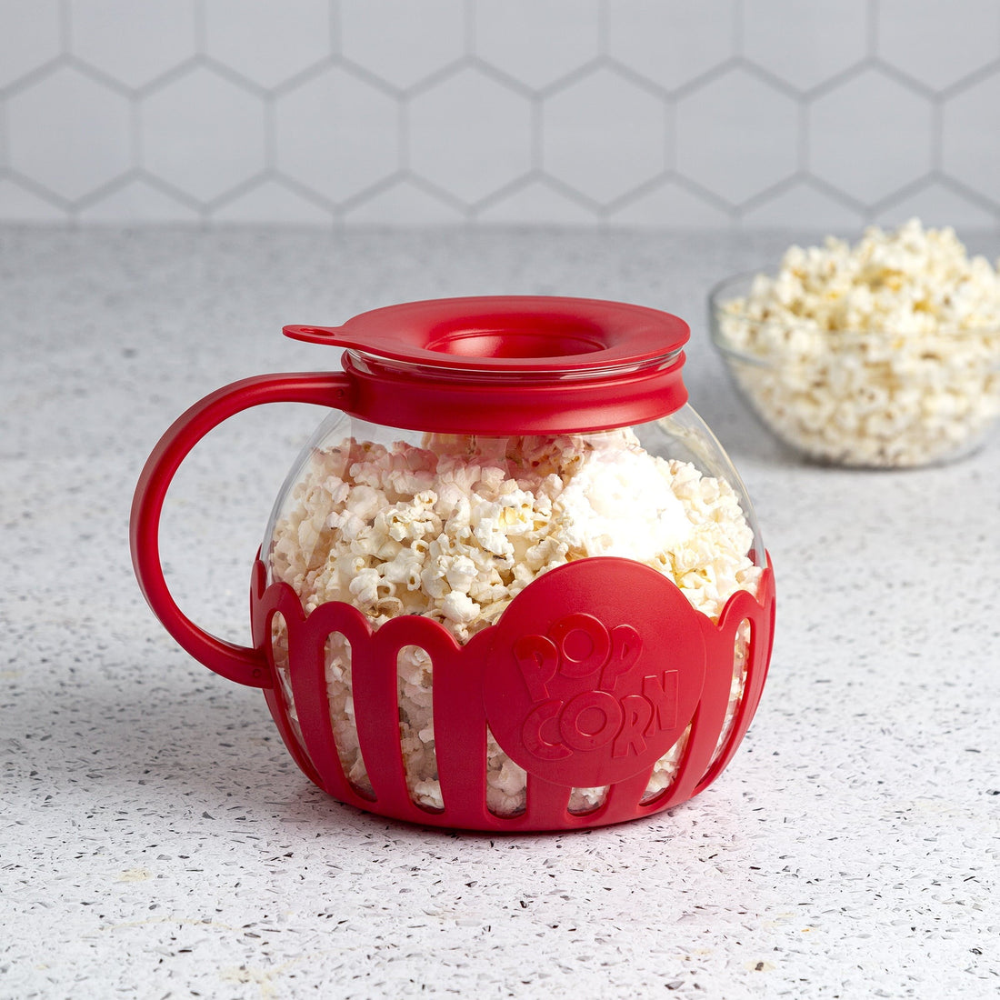 Microwave Glass Popcorn Popper