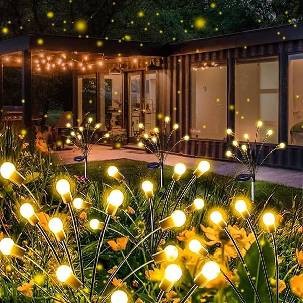 Set Of 2 Solar Firefly Lights