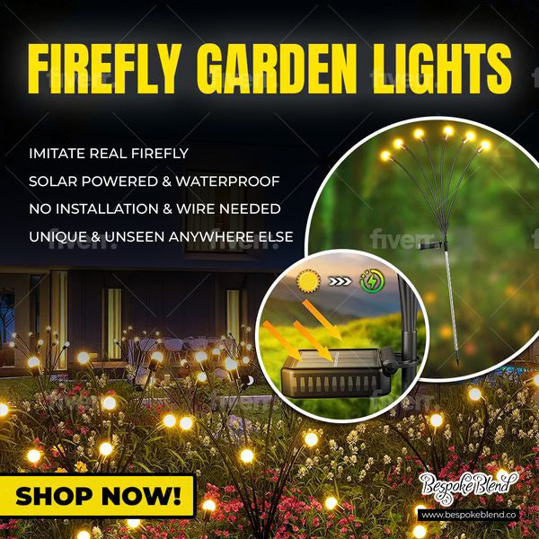 Set Of 2 Solar Firefly Lights