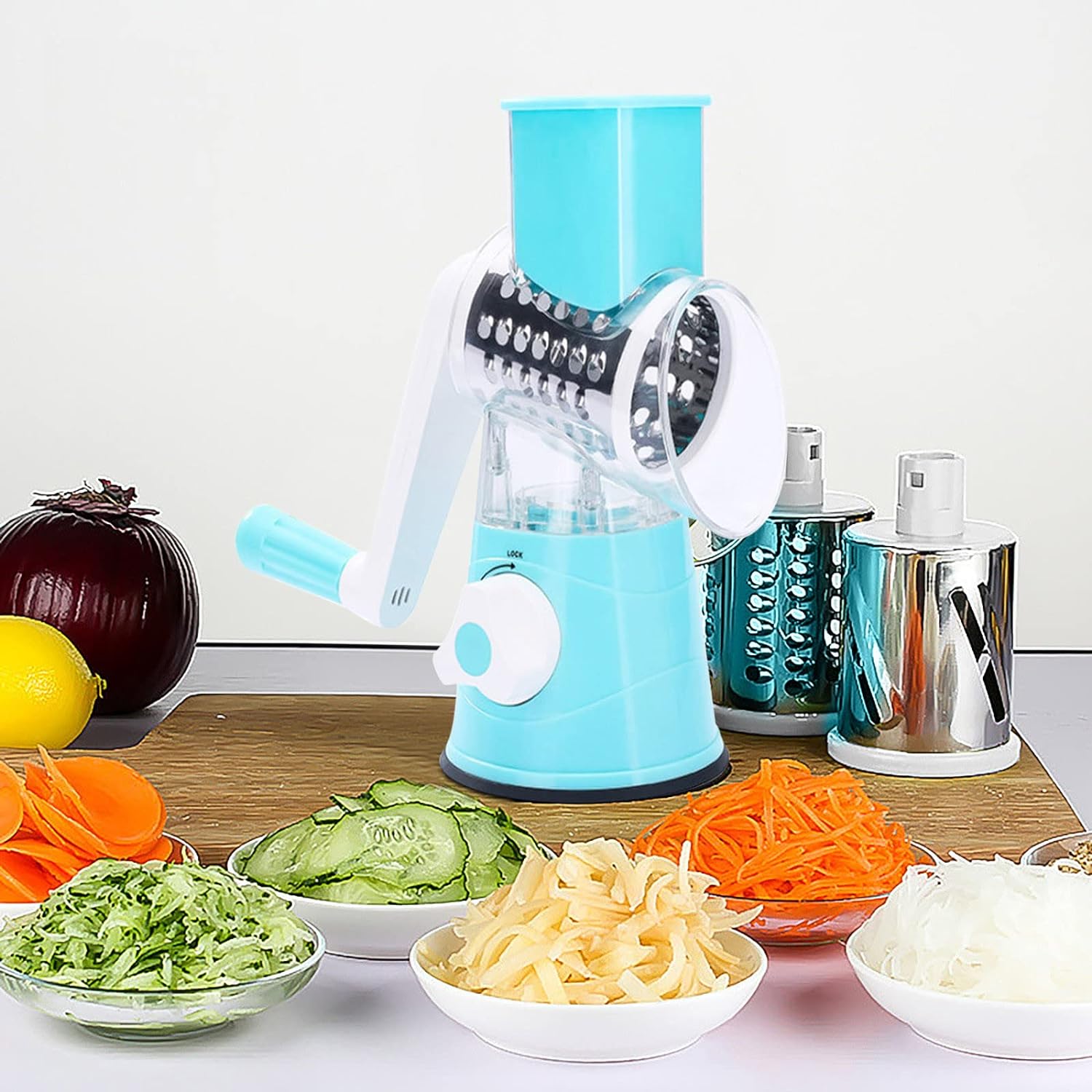 Multi-Functional 3-in-1 Vegetable Cutter & Slicer